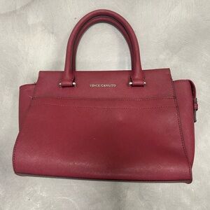 Vince Camuto Burgundy Satchel